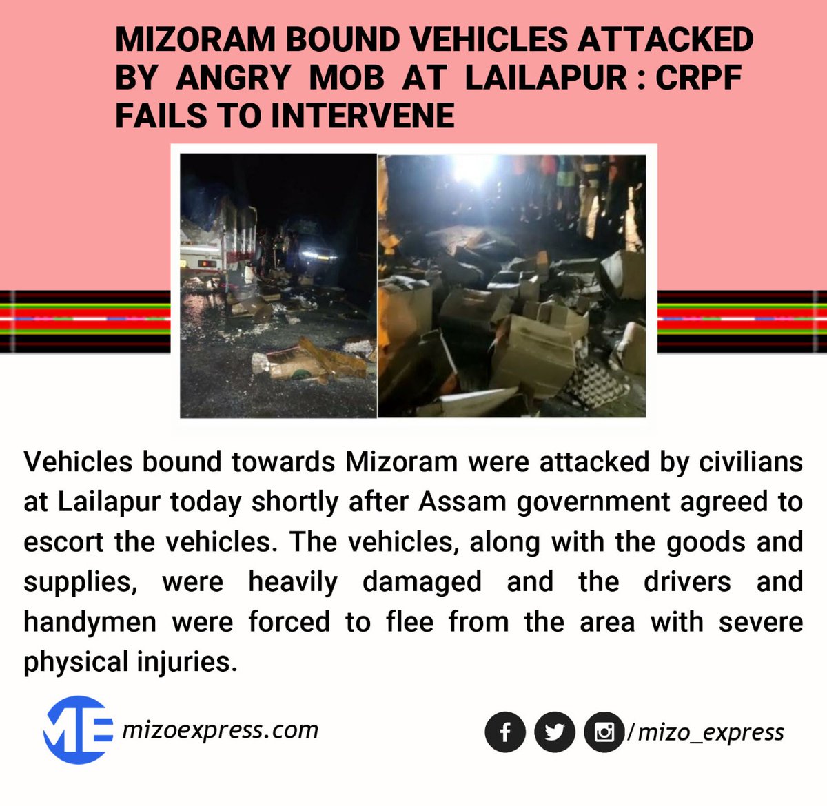marvela_nu's tweet photo. What's the use of CRPF escorting them if they failed to protect them? A game plan of assam govt. thats for sure! https://t.co/SKy44dNj2Q

#AssamPoliceFakeEscort https://t.co/HzE59Vnd5E