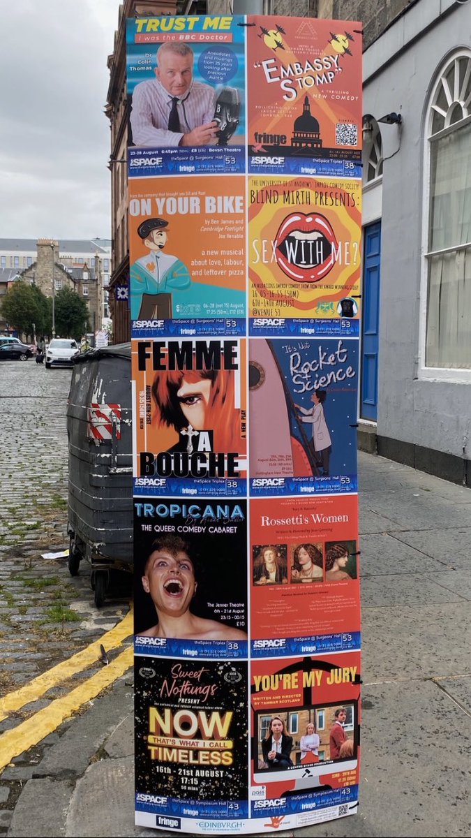 INRSplay's tweet image. Here we are on a lamppost with some other fantastic looking shows also performing @theSpaceUK!!

🎟: bit.ly/3l8d0ol

#edfringe2021 #edfringe #MakeYourFringe