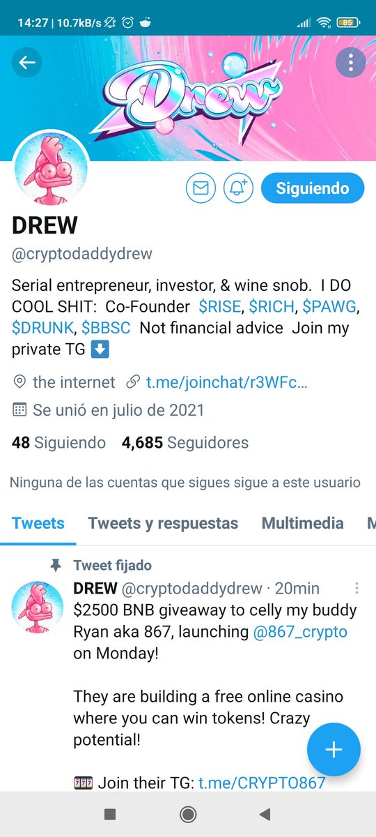 JJ_Kastle's tweet photo. @cryptodaddydrew @867_crypto Lets go! https://t.co/5uCxQenjZv