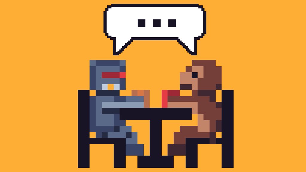 SolariansNFT's tweet photo. 🐒 and 🤖 have decided to team up and build the marketplace of the future. 
What do you think about a @Solana open shop for creators and artists?

@SolanaMBS x @SolariansNFT 👨‍🔧 https://t.co/fLFG5JiidR