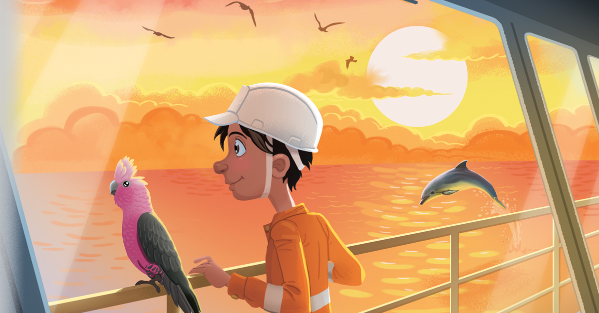 After studies &amp; training, Willy was ready &amp; excited to head out 2 #sea. In this 1st adventure, #ship travels from port in #Australia to #hkmpb Hong Kong + meets Archie, who will become a very helpful shipmate! On Amazon. willythesailor.com
#WillytheSailor #KidsBooks
🌍💙⚓️