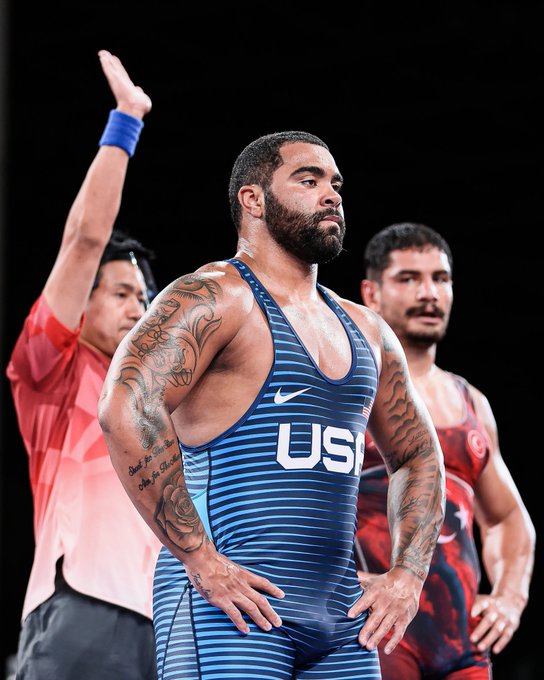 1 pic. Congratulations to gable Stevenson @GableSteveson.  Olympic gold medal list. #TeamUSA. #TeamYUMMY