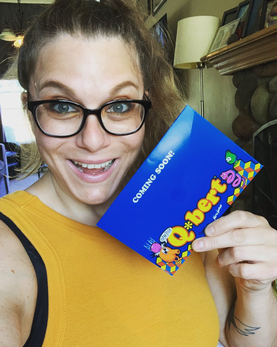 MegabitGameExpo's tweet photo. We are hard at work building our #SwagBags for Megabit Game Expo and had to show off these wonderful #QBert cards courtesy of New Wave Toys! Big thank you to @NewWaveToys for supporting local shows and helping make it a special day for our attendees! https://t.co/oLW10Zz7eR