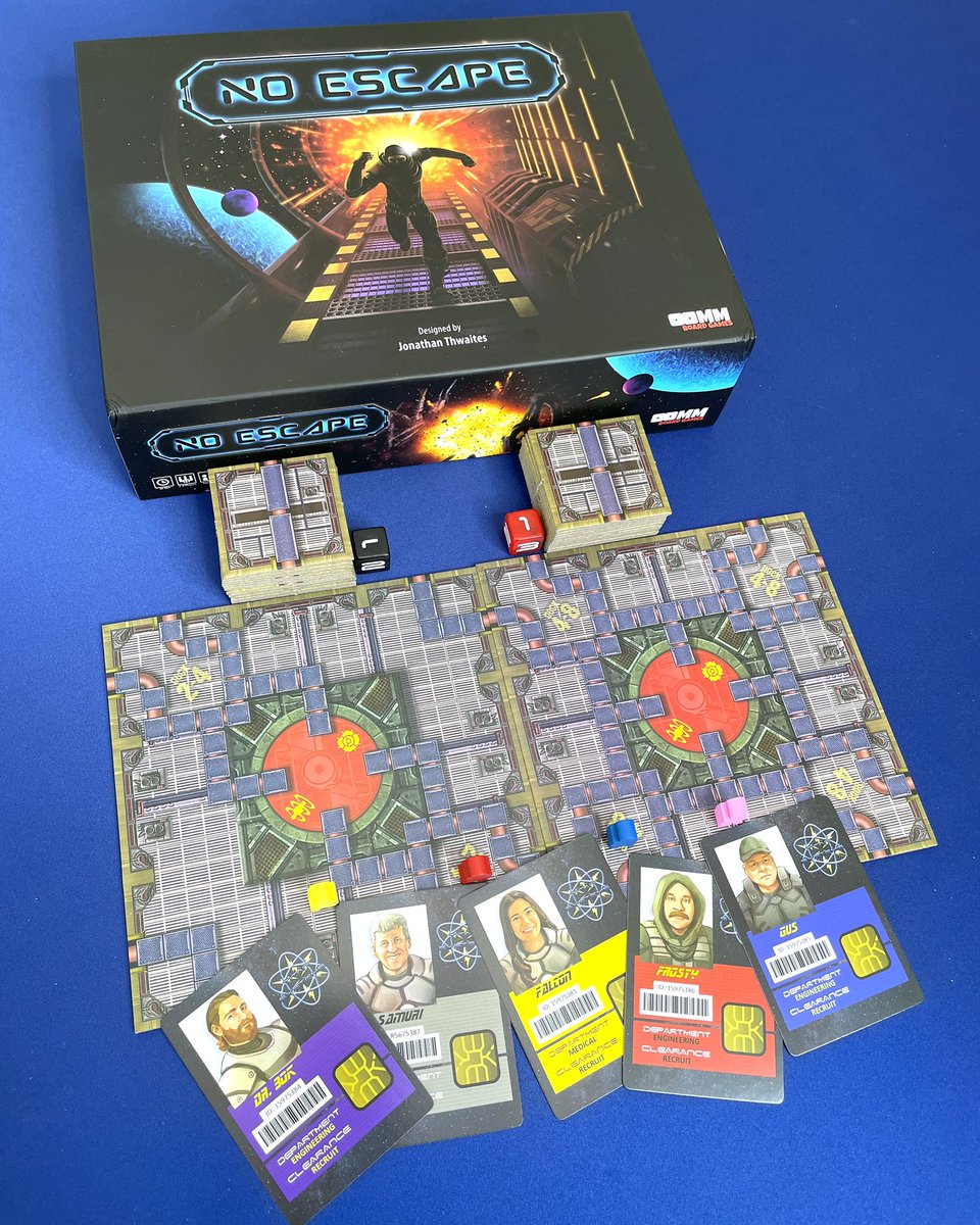 No Escape from <a href="/OOMMGames/">OOMM Games</a> 
New expansion is coming soon to KS. Have you played this tile laying game?  
#bgg #boardgames #oommgames
