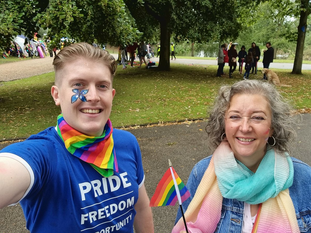 Cllr Joe Porter 🇬🇧 (@joeporteruk) on Twitter photo Nice to walk around <a href="/SOTPride/">Stoke on Trent Pride</a> with my lovely friend <a href="/HelenFisher62/">Helen Sunter</a>, Deputy Police, Fire & Crime Commissioner for Staffordshire <a href="/StaffsPFCC/">Staffordshire Commissioner</a>. 😊🏳️🌈 #StokePride Nice to walk around <a href="/SOTPride/">Stoke on Trent Pride</a> with my lovely friend <a href="/HelenFisher62/">Helen Sunter</a>, Deputy Police, Fire & Crime Commissioner for Staffordshire <a href="/StaffsPFCC/">Staffordshire Commissioner</a>. 😊🏳️🌈 #StokePride