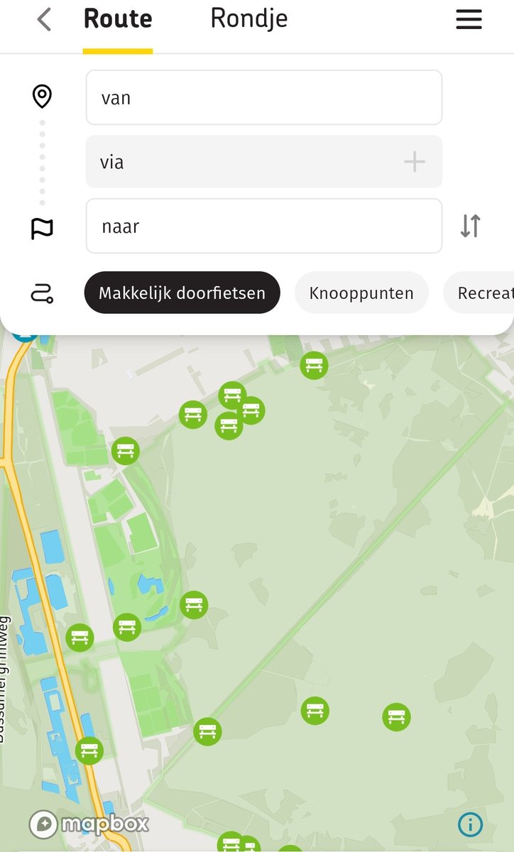 Heb je "nuttige plaatsen" al gevonden in onze nieuwe app? Kijk in het menu bij "Instellingen" en zet op de kaart wat je wilt zien. Bijvoorbeeld bankjes, als je even een rustpunt zoekt. 🛋