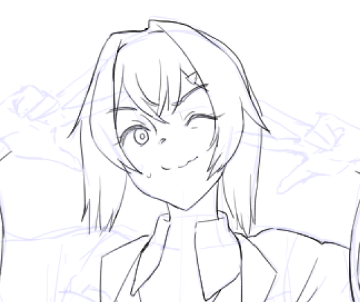 とてもウインクが下手なお人ということで… 