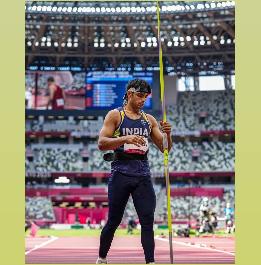 thevivek84's tweet photo. Proud moment for India 🇮🇳. 
Respect++❤
#NeerajChopra
#goldmedal https://t.co/Mp9hbpll8G