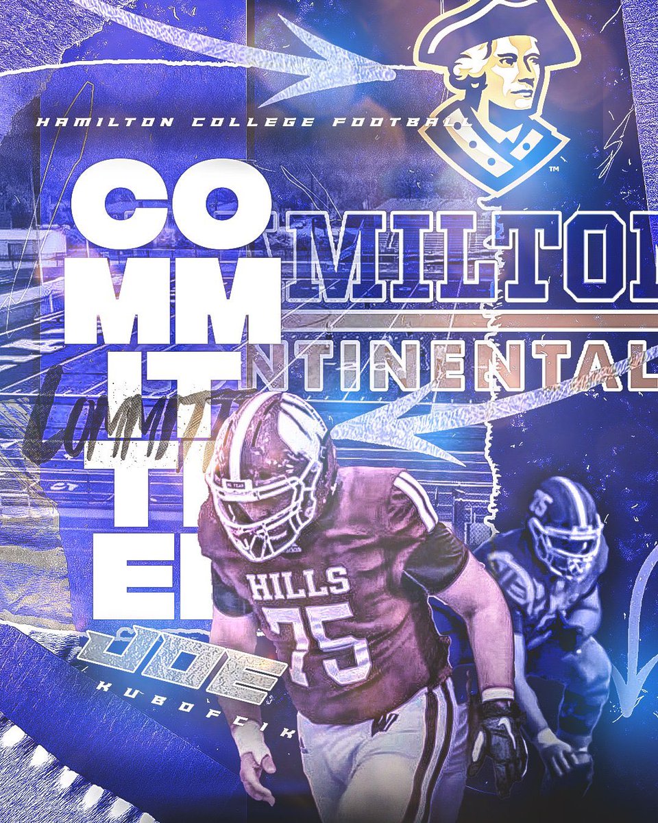 DadJrz's tweet image. Joe, I’m so happy for you! It’s humbling to see how much you’ve accomplished academically, athletically, and as a community leader &amp;amp; servant.  I wish you continued success &amp;amp; happiness at Hamilton College studying Pre-Med and playing competitive football.  Enjoy the next chapter!
