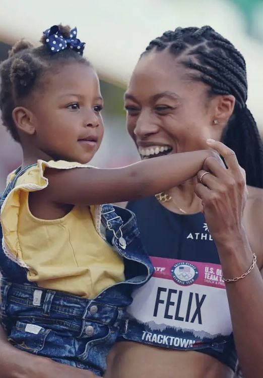 BerniceKing's tweet image. Legendary. 
Celebrating you, @allysonfelix.
🏅🏅🏅