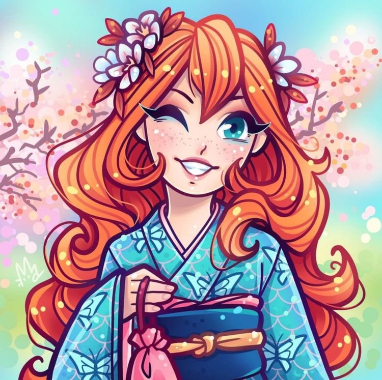 Love this art of me 🤩!!!! Credit goes to the artist  #winxclub #winxbloom