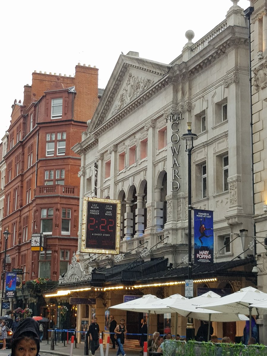 Lisa_Highton's tweet photo. Great time in London today seeing the show 2:22.  Great to be back in a theatre! https://t.co/Nhu7uMx4yQ