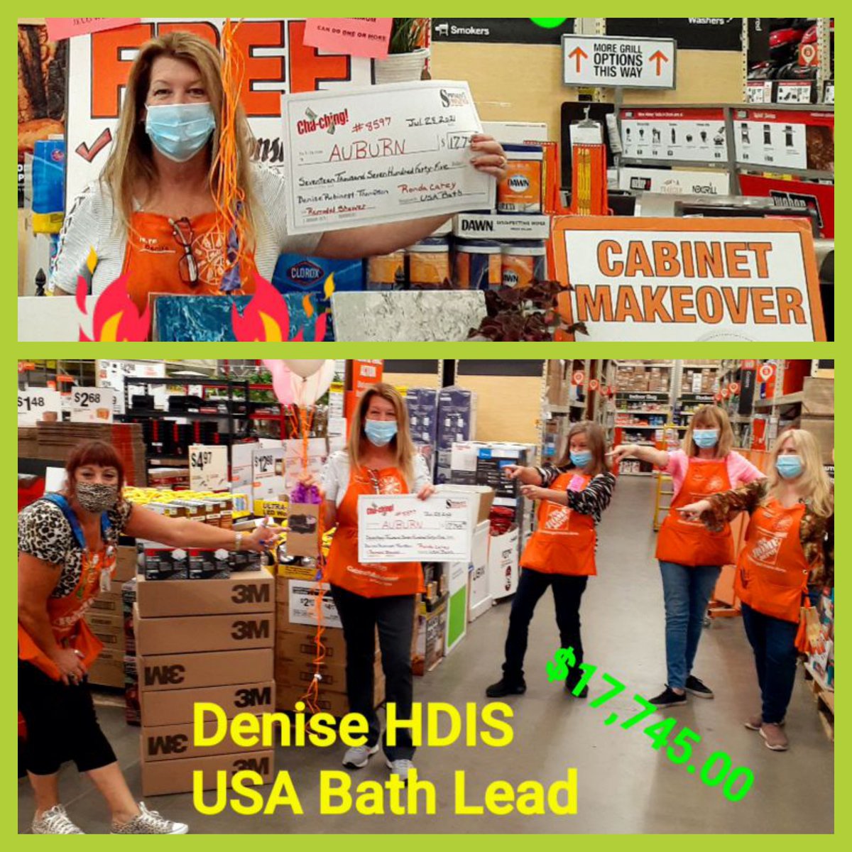 Auburn LOVES Leads....Denise w/ HDIS hit a homerun with a $17,745.00 USA Bath Lead. Thank you Denise.  Cha Ching
#D172Proud
#PacNorthProud
#AuburnAllstars
