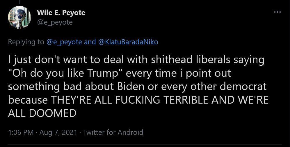 KlatuBaradaNiko's tweet image. I have nothing in my #Bio saying anything political at all, yet you did a #SoftBlock one me

I wonder if you even looked at what I tweet - naw  ೋ⊱· 

just ASSumptions based on a #FollowList you CLAIM you don't want to be on, but do nothing constructive about 🧐😜