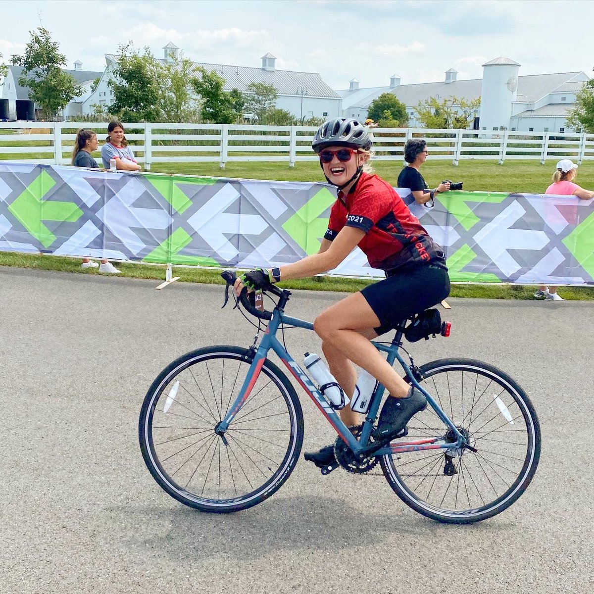 Marlow_LM's tweet photo. When I’m not teaching in the summer, I cycle for cancer research! 57 miles, done &amp; done! #passions #whatdrivesyou https://t.co/3NLBIOgiRx