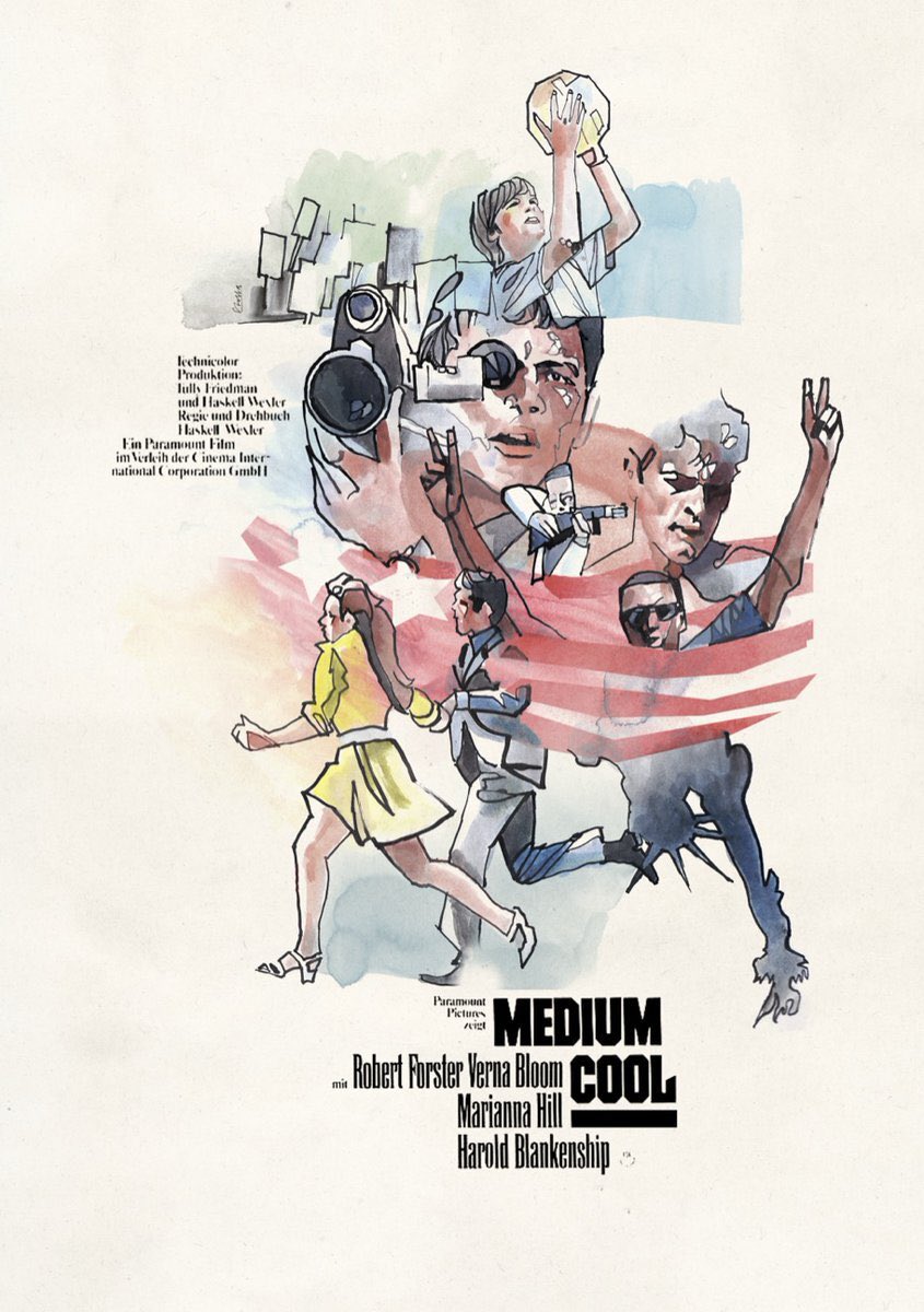 “Medium Cool' - 1969 #HaskellWexler #RobertForster