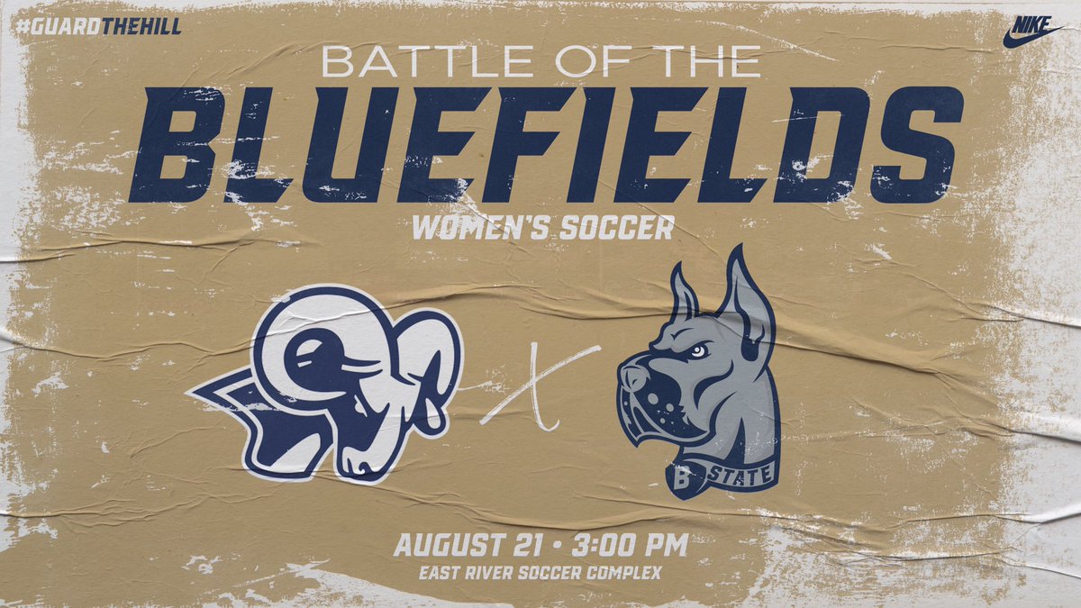 GoBigBlueSoccer's tweet photo. You’ve heard of the El Classico, you’ve heard of a soccer Derby… but I’m not sure you’ve heard of the biggest rivalry since Hatfield &amp; McCoy’s… it’s the #BattleOfTheBluefields … @BlfdState v @blfdcollege inaugural game &amp; @GoBigBlueSoccer’s 1st ever game 
#BluefieldStateOfMind https://t.co/MJevyWmCq7