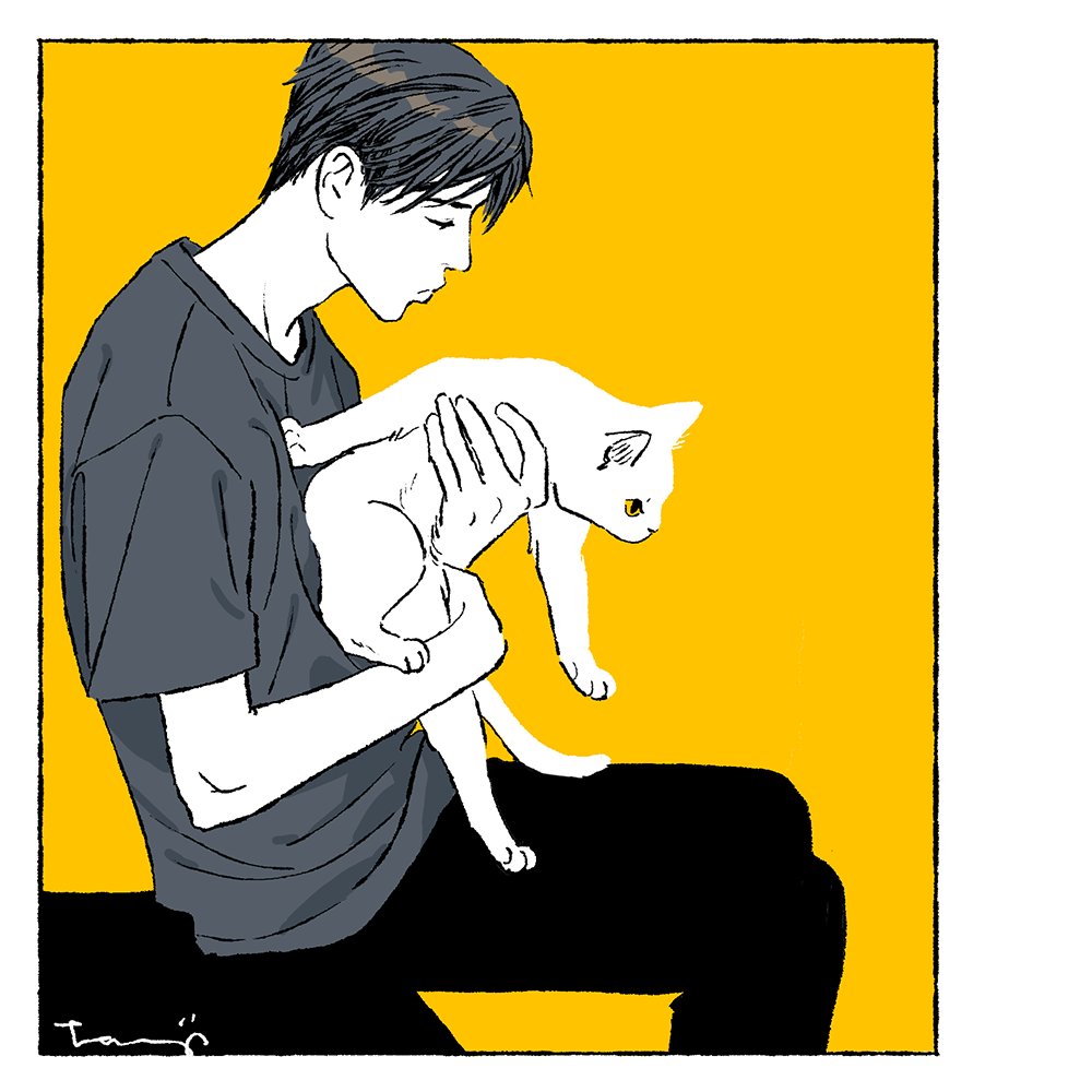 「#WorldCatDay #世界猫の日 」|丹地陽子のイラスト