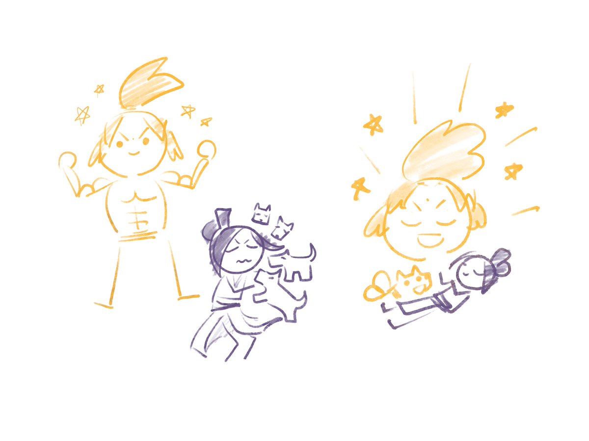 [sandu shengshou's adventures!!!]
that's right, that's right! it's the great and powerful JIN LING!!!!! and fairy!!!! who came to find sandu shengshou!!!! and then they nap together!!!!! 
