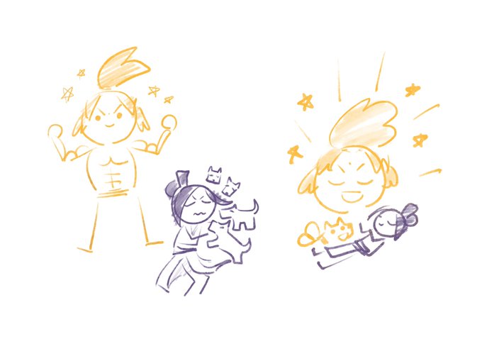 [sandu shengshou's adventures!!!]
that's right, that's right! it's the great and powerful JIN LING!!!!! and fairy!!!! who came to find sandu shengshou!!!! and then they nap together!!!!! 