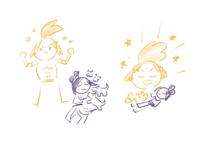[sandu shengshou's adventures!!!]
that's right, that's right! it's the great and powerful JIN LING!!!!! and fairy!!!! who came to find sandu shengshou!!!! and then they nap together!!!!! 