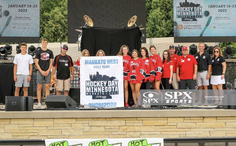 WestGirlsPuck's tweet photo. We are so excited to be apart of #HDM22!                                                    Jan 19th @7pm vs @mehshockey 👀🏒 @HockeyDayMN https://t.co/dCqE4xelr2