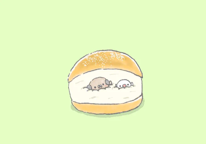 マリトッツォに挟まりたい子達
#マリトッツォできるかな 