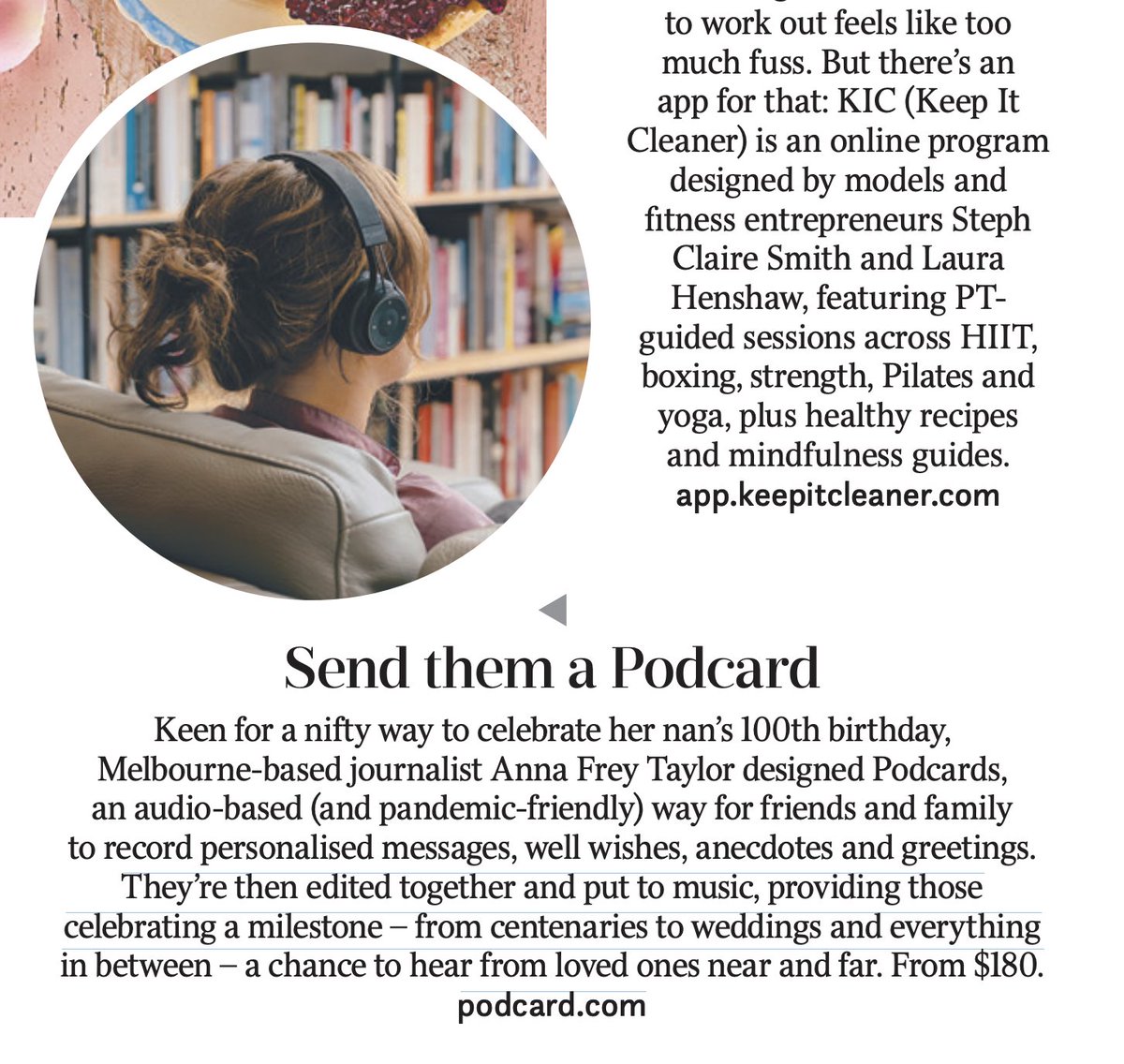 Thanks for the shoutout <a href="/StellarMagAU/">Stellar</a>!!! 🤗🤗🤗 To help everyone stay connected during lockdown, we’ve taken 20% off podcards. Just use the code ‘LOCKDOWN’ at checkout, and email hello@podcard.com to see if we can fast track your order. 📻🌏🎤🎧✨podcard.com #podcard