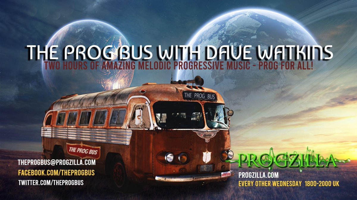 TheProgBus's tweet image. Wednesday August 11th!

#Progzilla
#ProgressiveRock