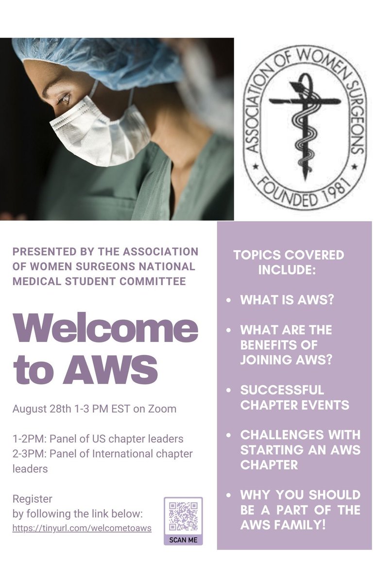 WomenSurgeons's tweet photo. We are so proud of our annual chapter growth of AWS 🌎  With now 145 active chapters our reach spans across the globe.

In the name of continuing this progress, we will be hosting semi-annual webinars which can help YOU learn more about us. https://t.co/yTULzTwn23