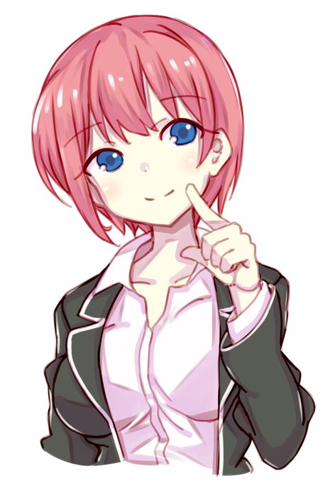 altemaさんがTwitterに投稿した中野一花(五等分の花嫁)のイラスト。