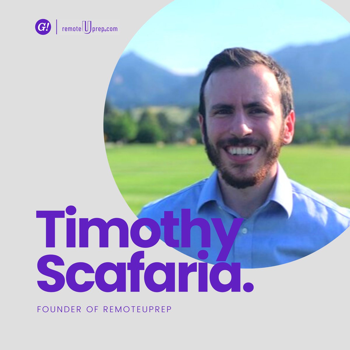 GoOffCo's tweet image. We love supporting businesses that are doing meaningful work. Excited to announce that @ScafariaTim, founder of remoteUprep, will be hosting a convo at the Festival of Conversations! Your mission to make educational support affordable is amazing. #gooffhost #goofflaunch 🚀🎓