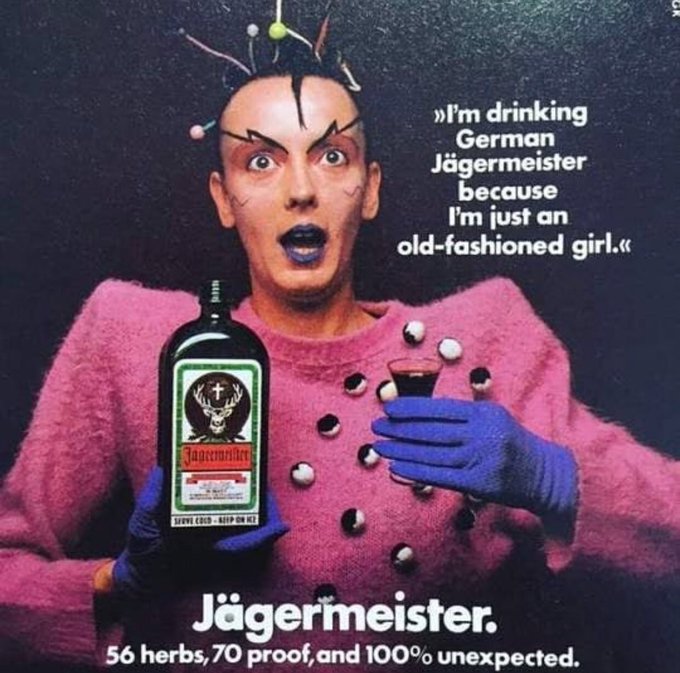 J&auml;germeister circa 💫1980💫 https://t.co/70uRPBsuea<a href="/tag/queer"class="tags"><span>#queer</span></a><a href="/tag/abdl"class="tags"><span>#abdl</span></a><a href="/tag/enby"class="tags"><span>#enby</span></a>