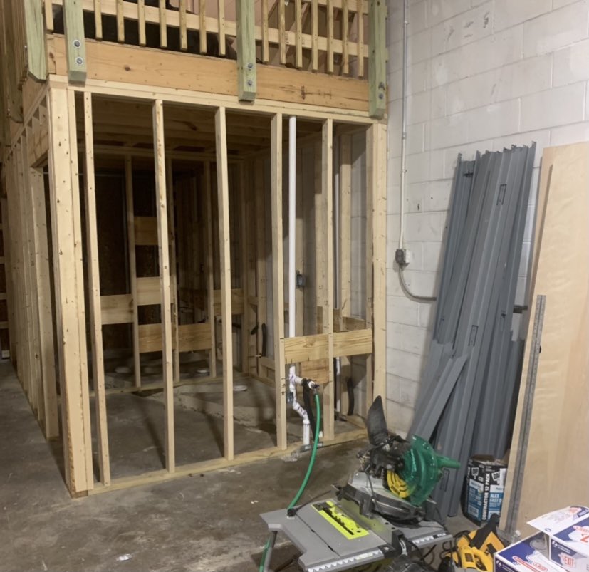 RVASoundofMusic's tweet photo. Construction coming along nicely here at the Sound of Music🛠 #audioengineer #newmusic #recording #recording #mixingengineer #recordingartist #mixingandmastering #recordingstudio #studiolife #studio #protools https://t.co/VVtrFf52Et