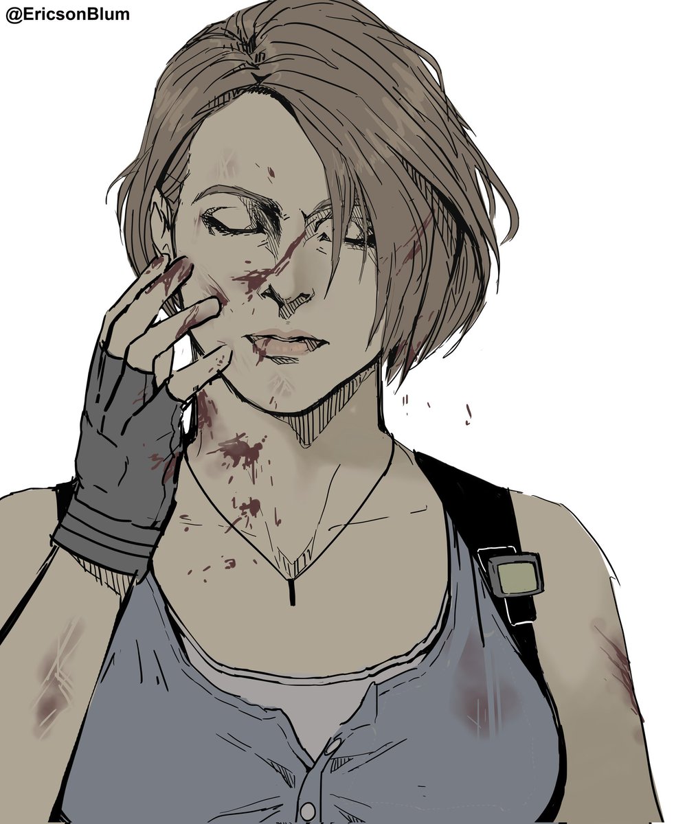 Jill Valentine doodle #ResidentEvil #REBHFun