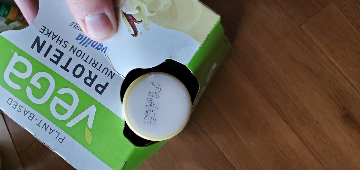 AGrowlyBear's tweet photo. @Target Thanks for sending me protein shakes that expired a year ago. Good looking out 😐 https://t.co/wiACnPaApI