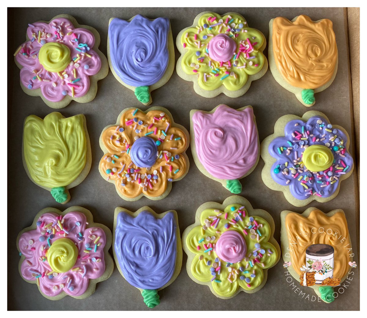 denascookiejar's tweet photo. 🌸 Flower Cookies! 🌸 https://t.co/TLMnysPLE6