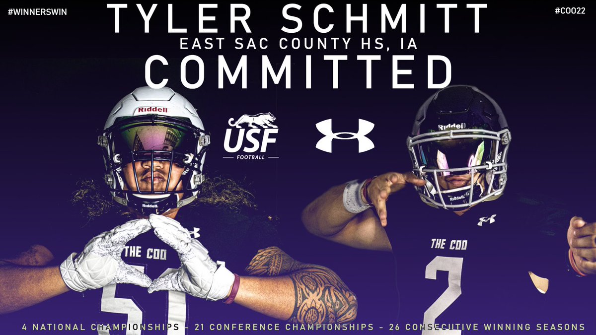 Committed!! Go Cougars!! <a href="/CoachVonnahme/">Brad Vonnahme</a> @USFCooFootball