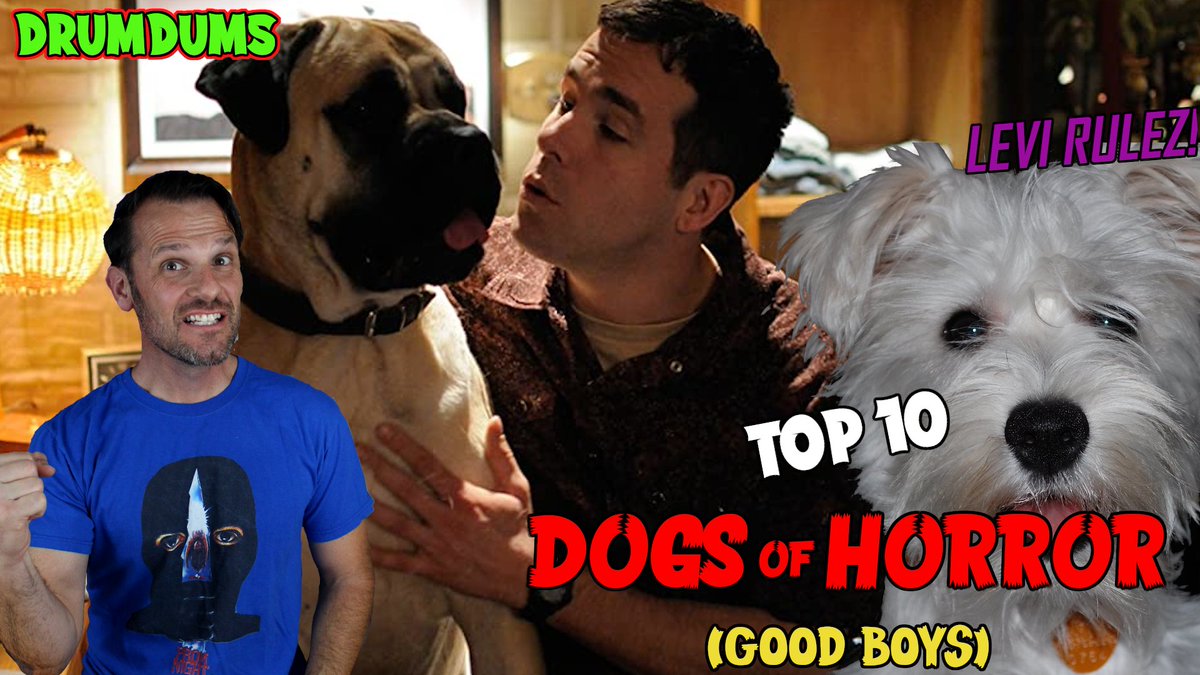 Drumdums's tweet photo. We give the most attention to the human folk of our creepy content, but why not acknowledge those doggo delights that constantly bring a much needed smile amongst the madness. Let's count down my TOP 10 Dogs of Horror (Good Boys). #HorrorDogs
https://t.co/JGeZ2FFbSp https://t.co/vj49pX6u5e