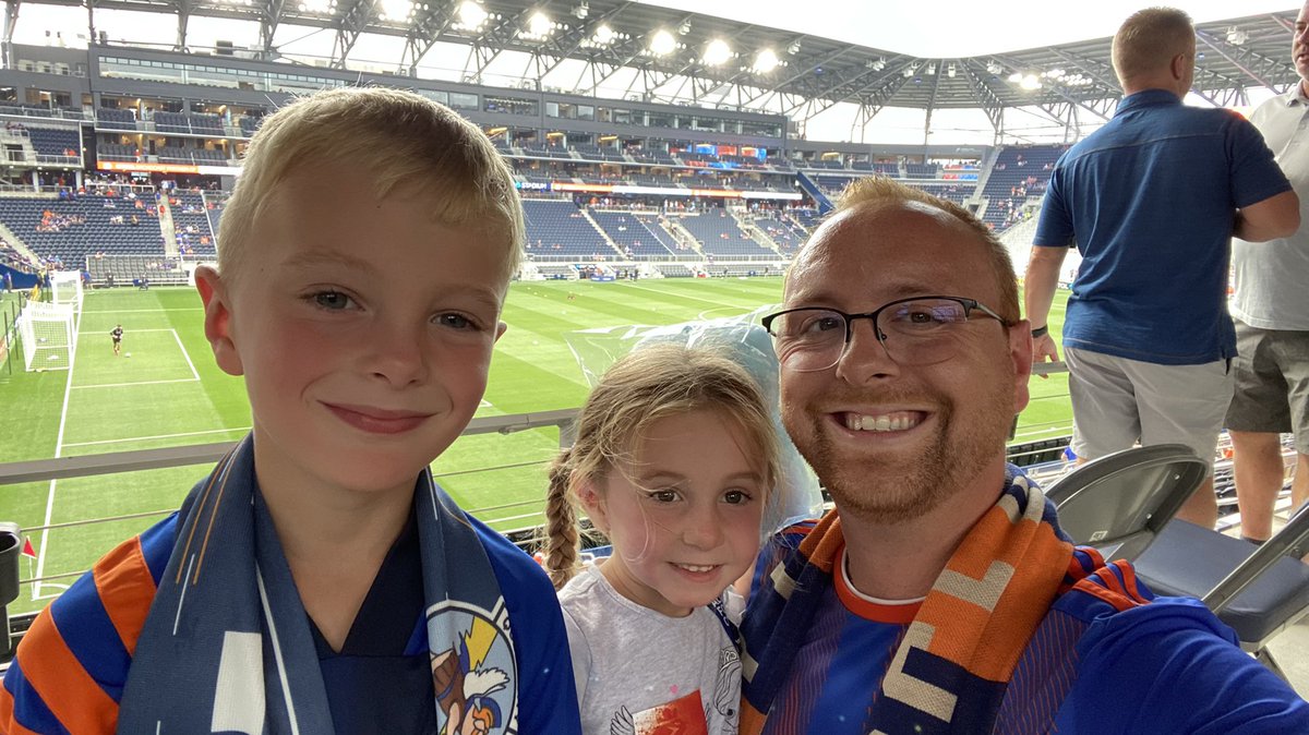 BryanWeigel's tweet photo. First @fccincinnati match for the kids!!! #OPEOUT2021 #FCCincy https://t.co/E65230cHkO