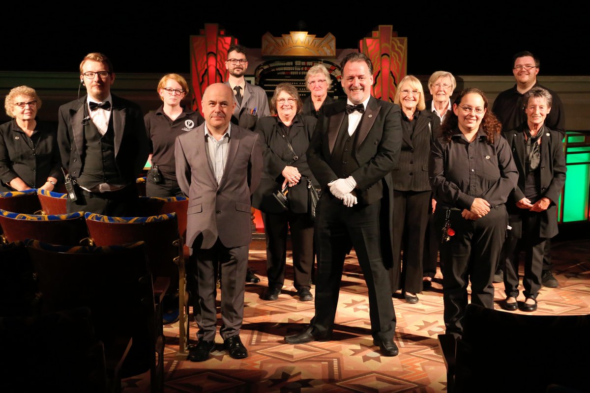 HUZZAH THE INTERVAL IS OVER! Nigel Anderton, Chairman of the Stockport Plaza Trust joined Ted Doan and the team to welcome back guests as after 504 days since The Plaza closed at the beginning of Lockdown, the interval was finally over and the doors opened for our first event!