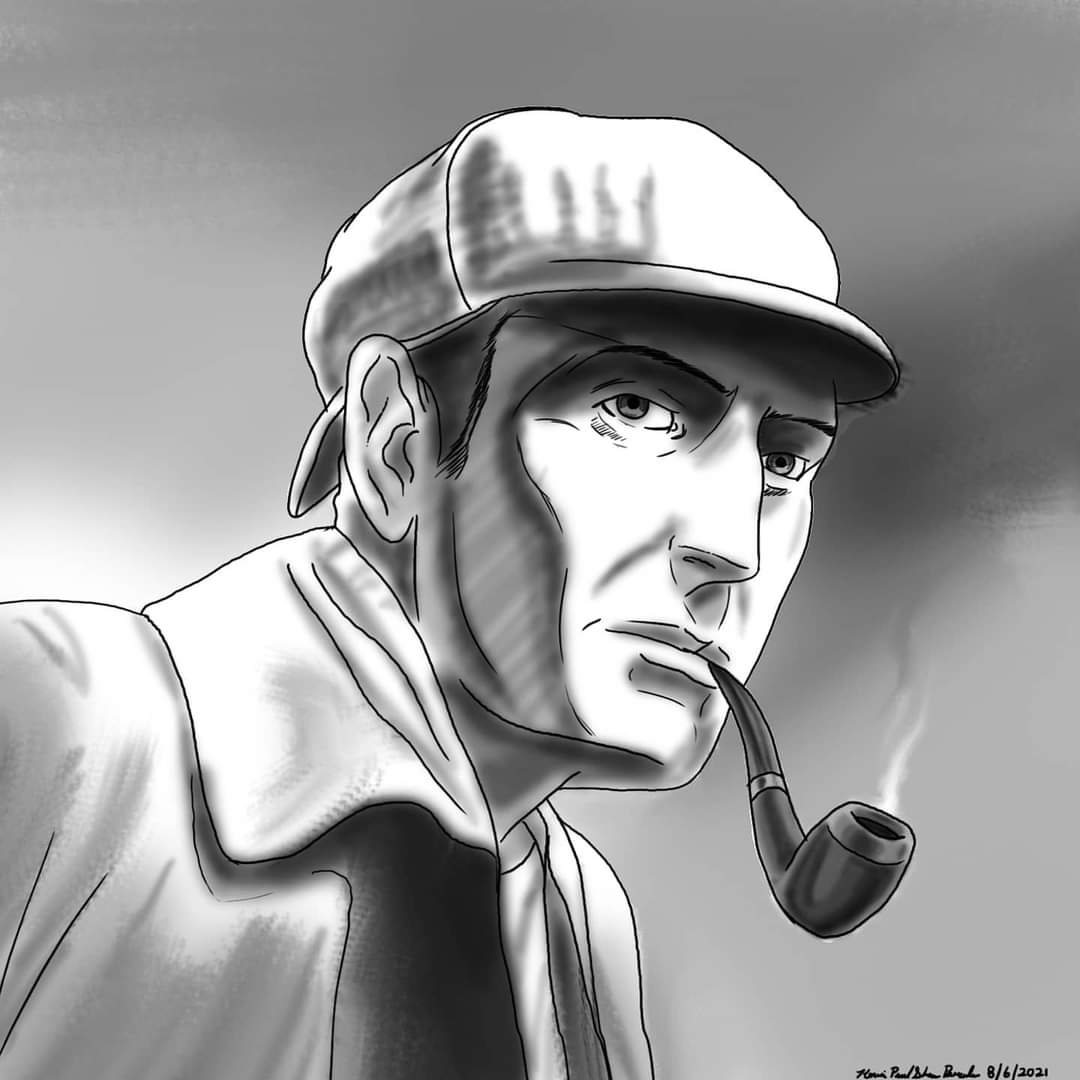 HPL_JDeLaughter's tweet photo. 💀Sherlock Holmes? Or August Derleth's Solar Pons?🎨From the talented hand of Kevin Paul Shaw Broden💀#AugustDerleth #SherlockHolmes #SolarPons #ArthurConanDoyle https://t.co/3xo8tynEqN