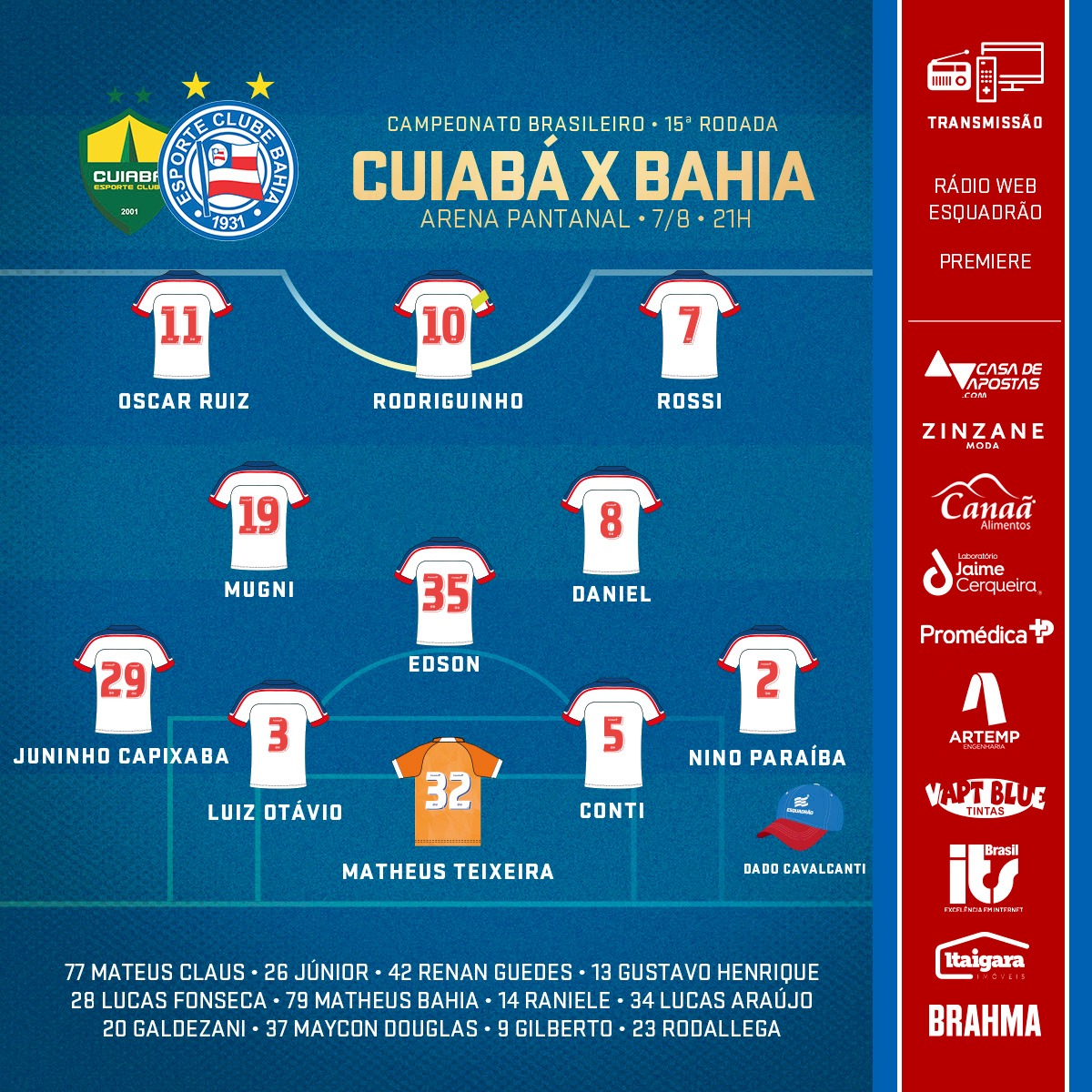 Cuiaba Esporte Clube Mt And Bahia Draw Cuiaba Esporte Clube Mt And Bahia Draw