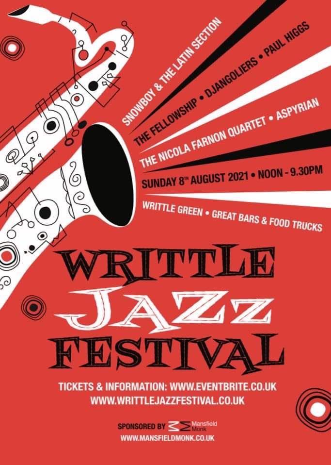 **𝗧𝗢𝗗𝗔𝗬𝗦 𝗙𝗘𝗦𝗧𝗜𝗩𝗔𝗟 – 𝗪𝗥𝗜𝗧𝗧𝗟𝗘 𝗝𝗔𝗭𝗭** 

Book your HAPPICAB ride now: happicabs.com 

𝗣𝗜𝗖𝗞 𝗨𝗣 &amp; 𝗗𝗥𝗢𝗣 𝗢𝗙𝗙 𝗟𝗢𝗖𝗔𝗧𝗜𝗢𝗡: 𝗧𝗵𝗲 𝗥𝗼𝘀𝗲 &amp; 𝗖𝗿𝗼𝘄𝗻, 𝗪𝗿𝗶𝘁𝘁𝗹𝗲, 𝗖𝗵𝗲𝗹𝗺𝘀𝗳𝗼𝗿𝗱 𝗖𝗠𝟭 𝟯𝗗𝗧

#essex #writtle #writtlejazz