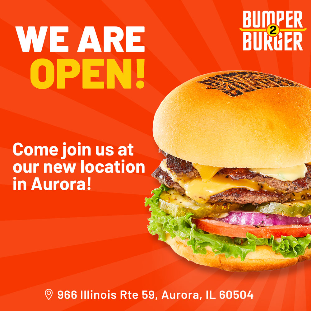 bumper2burger's tweet photo. We are now open! Come join us at our new location in Aurora! https://t.co/6BBnbpKTKc