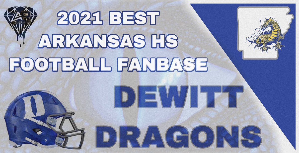 NSXARFB's tweet photo. 🚨Winner🚨 The @DewittFootball1 will take the first ever AR ELITE 101 BEST ARKANSAS HS FOOTBALL FANBASE! 

Thank you to all who voted and we can’t wait to cover Arkansas HS Football in 2021

#ARHSFB https://t.co/auPYIRItiq