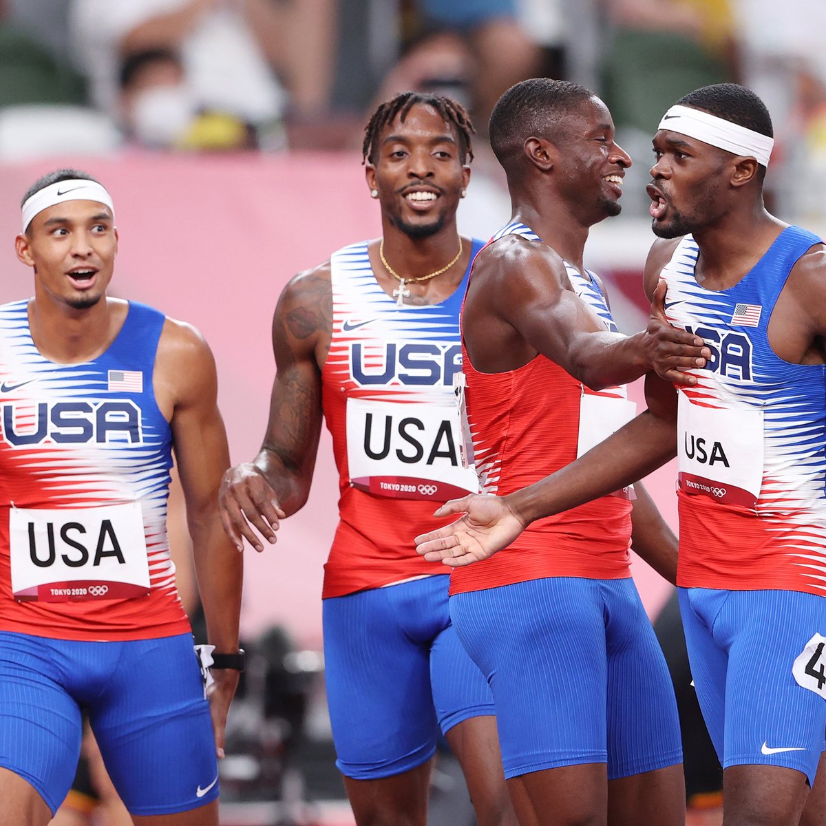 NBCSports's tweet photo. Forever champions. #TokyoOlympics https://t.co/74aYyRBEEv