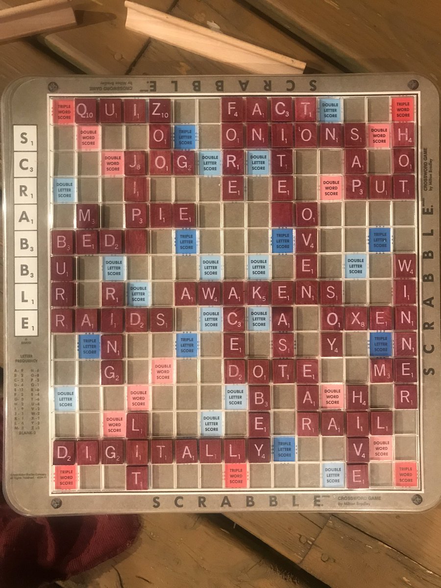 Saturday Game Night!!! 
What words do you see? Comment them down below!
            ⬇️⬇️⬇️⬇️

#digitallylit #scrabble #boardgamesofinstagram #wordsarefun #saturdayvibes #sponsered