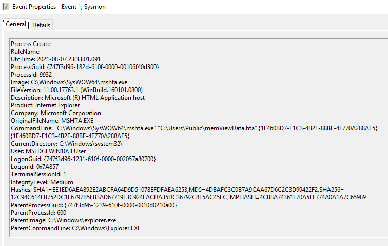 SBousseaden's tweet photo. interesting #maldoc (statistics,05.21.doc) using ShellBrowserWindow to launch HTA -> rundll32.exe

66bcee752c3f91bd1d40ad87aeec6c1d0e575e0c77c9a68bb252bb28e4ab4b9e https://t.co/3mImktjq4H