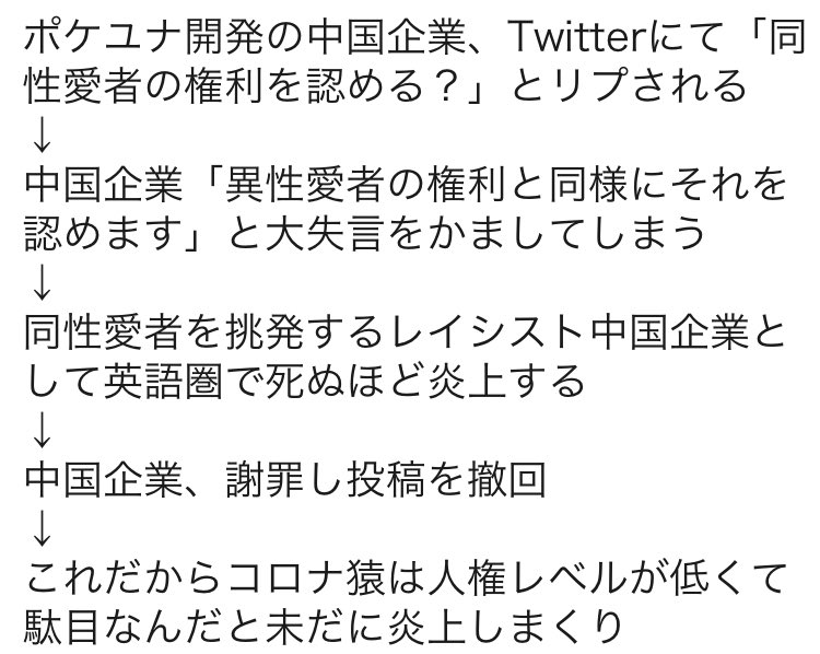 シマノササミ 悲報 ポケモンユナイト開発の中国企業 差別発言でガチの大炎上してしまう T Co Jou3aygkp5 T Co Xprgpd0tcz Twitter